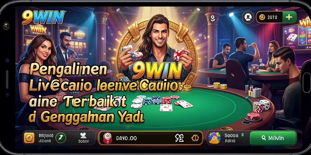Tampilan gameplay Live Casino yang menarik dan interaktif di 9WIN.