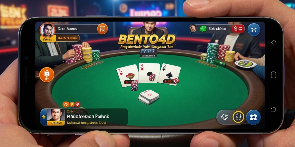 Gameplay Poker yang penuh aksi di BENTO4D.