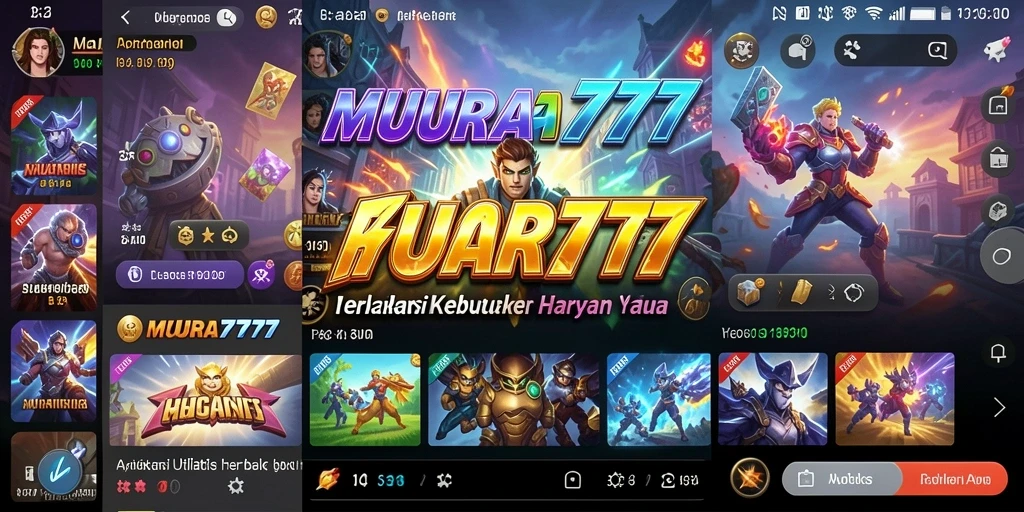 Screenshot utama MUARA777 menampilkan antarmuka yang bersih dan mudah digunakan.
