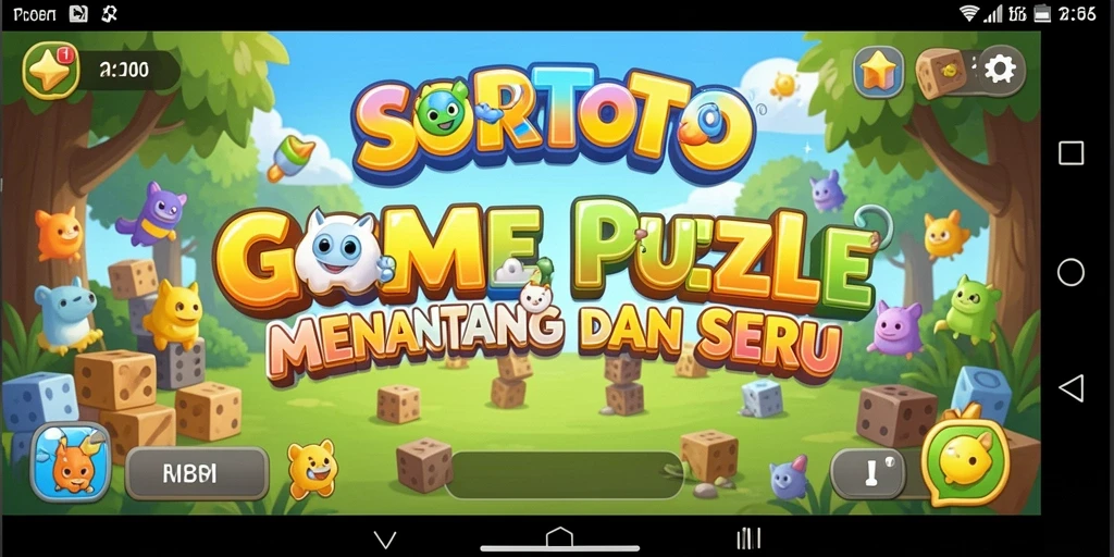 Gameplay SORTOTO yang menarik dan penuh tantangan puzzle.