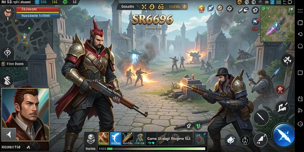 Tampilan gameplay menarik dengan strategi SLG yang mendebarkan.