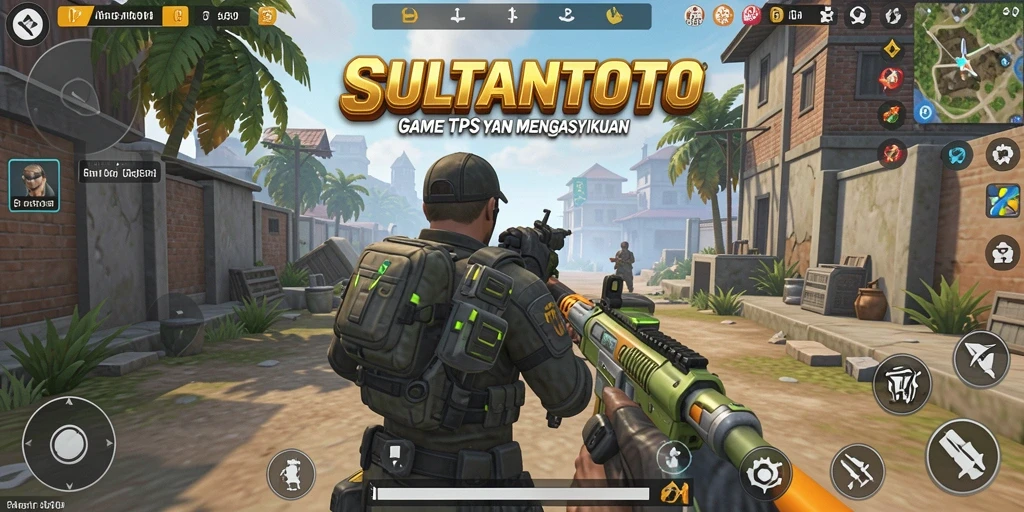 Tampilan gameplay SULTANTOTO yang mendebarkan dan grafis yang memukau.