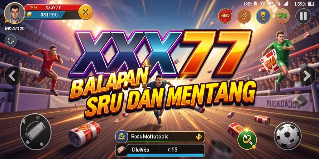 Tampilan gameplay balapan yang mengesankan dari XXX777.