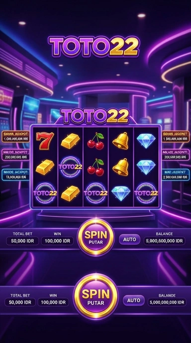 Tampilan utama aplikasi toto22 yang mudah digunakan.